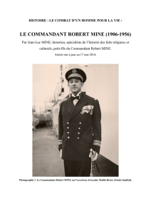 le commandant robert mine - Amicale des Marins et Marins Anciens
