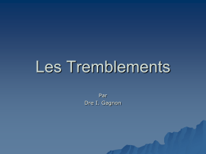 Les tremblements