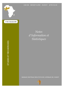 Degré de monétarisation de l`économie et comportement de