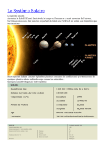 Le Système Solaire - Astro