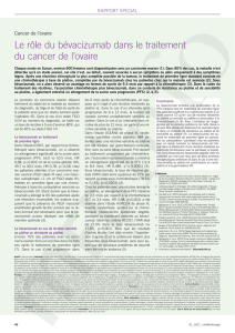 le rôle du bévacizumab dans le traitement du cancer de