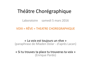 Théâtre Chorégraphique