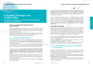 Le Système d`Echange Local de Reims (SEL)