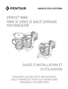 verus™ max pompe de service de qualité