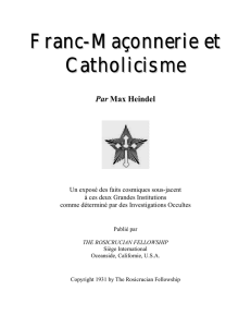 Franc-Maçonnerie et le Catholicisme