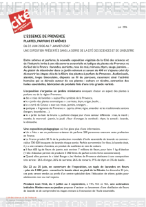 Dossier Provence - Cité des Sciences et de l`Industrie