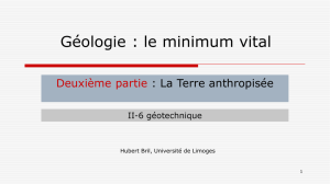 Géotechnique - Université de Limoges