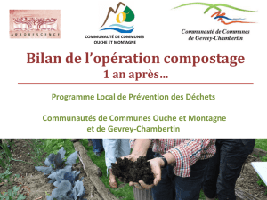 Compost mi-mûr - Communauté de Communes Ouche et Montagne