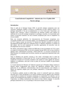 Note cadrage Conseil informel industrie FR