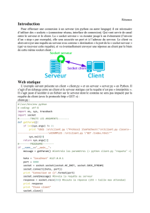 Serveur web statique et dynamique (cgi-bin)