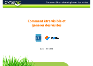 Comment être visible et Comment être visible et générer