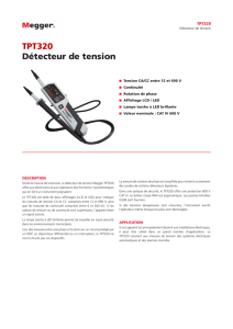 TPT320 Détecteur de tension