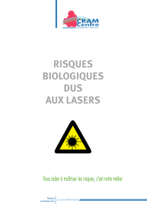 risques biologiques dus aux lasers