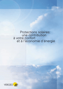 Protections solaires