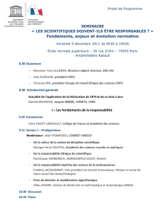 Programme - France Diplomatie