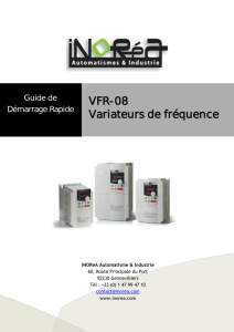 VFR-08 Variateurs de fréquence