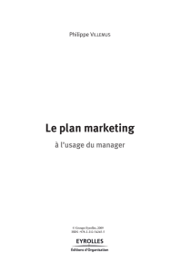Le plan marketing