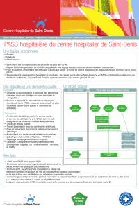 Présentation – PASS hospitalière SAINT-DENIS