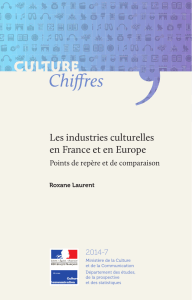 Industries culturelles en France et en Europe
