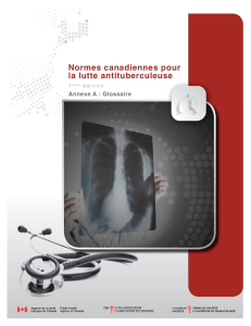 Normes Canadiennes pour la lutte antituberculeuse 7e