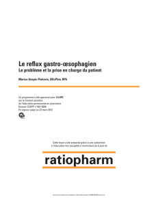 Le reflux gastro-œsophagien - Les solutions pharmaceutiques Teva