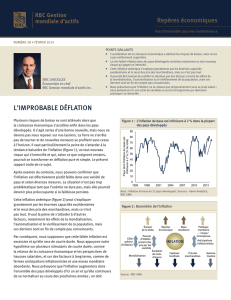 Repères économiques: L`improbable Déflation