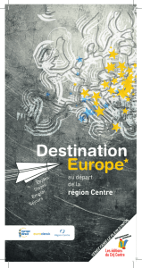 guide «Destination Europe au départ de la région Centre