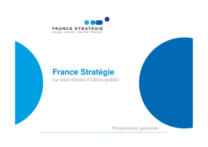 Présentation de France Stratégie