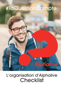 Checklist - Alphalive