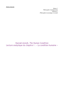 Hannah Arendt, The Human Condition Lecture
