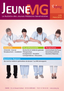 Le Bulletin des Jeunes Médecins Généralistes