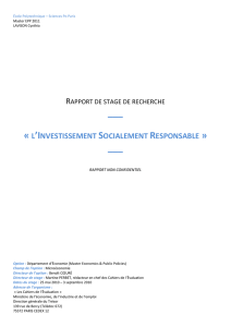 l`investissement socialement responsable
