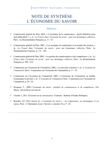 Soss&eacute; OUMEDIAN - Note de synth&egrave;se