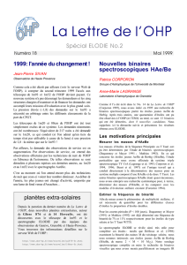 No. 18 (Mai 1999) - Observatoire de Haute