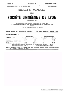 Fête du 23 juin 2012 - Société linnéenne de Lyon