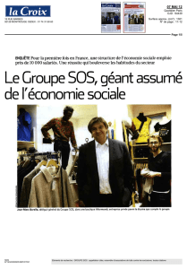 Le Groupe SOS, géant assumé de l`économie sociale