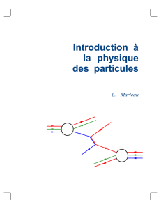 Introduction à la physique des particules L. Marleau
