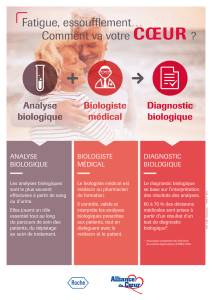 Affiche "Définition du diagnostic biologique"