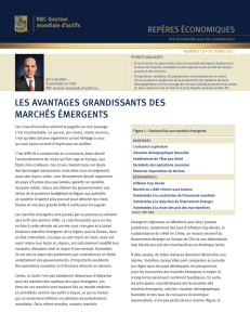 Repères économiques: Les avantages grandissants des marchés