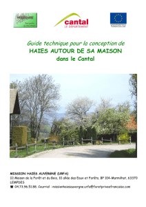 Guide haies maisons Cantal