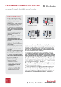 Commandes de moteur distribuées ArmorStart