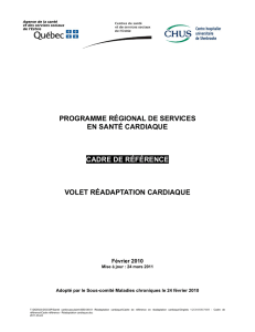 réadaptation cardiaque