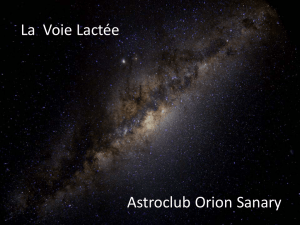 La Voie lactée - Astroclub Orion