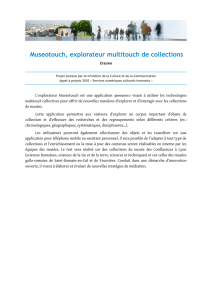 Museotouch, explorateur multitouch de collections