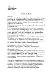 C. Recanati Java Graphique INFO2, 2013 Feuille de TP n° 5