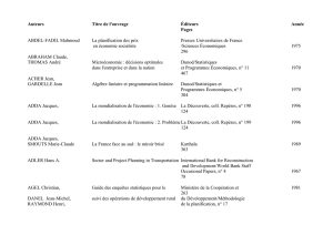 Auteurs Titre de l`ouvrage Éditeurs Année Pages