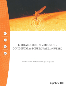 Épidémiologie du virus du Nil occidental en zone rurale au