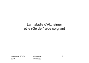 La maladie d`Alzheimer version 2m