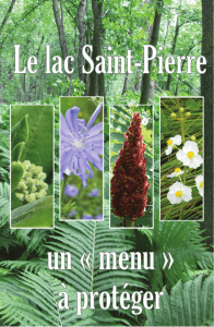 menu » à protéger - Comité ZIP du lac Saint