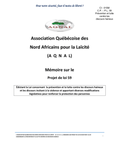 Association Québécoise des Nord Africains pour la Laïcité (AQNAL)